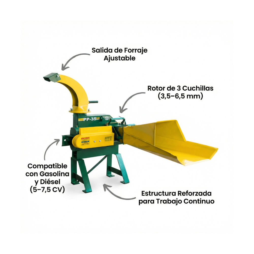 Picadora PP-35 Pinheiro - 3 a 5 t/h