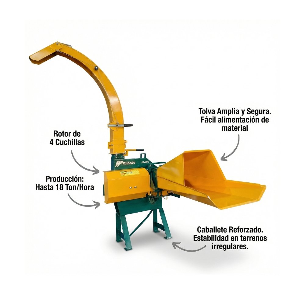 Picadora PP-4610 Pinheiro - 6 a 18 t/h