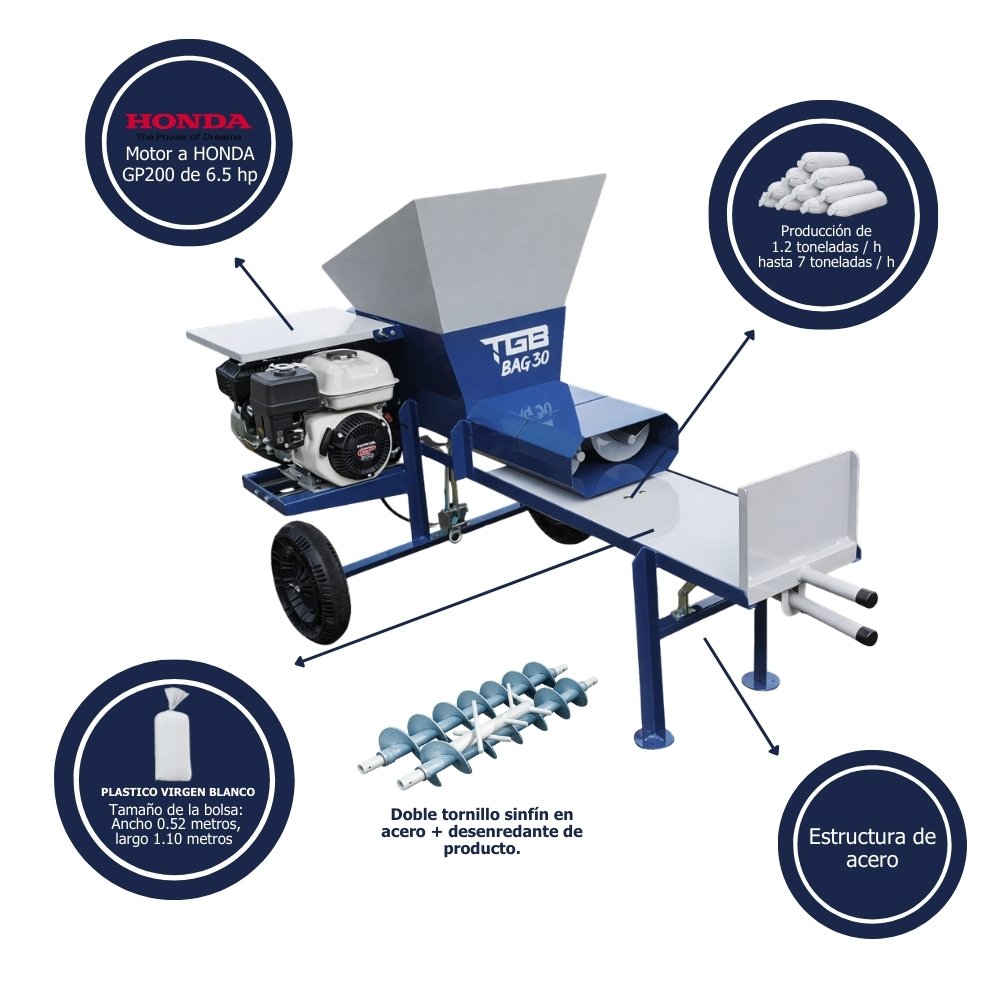 Ensiladora de Forrajes TGB BAD 30