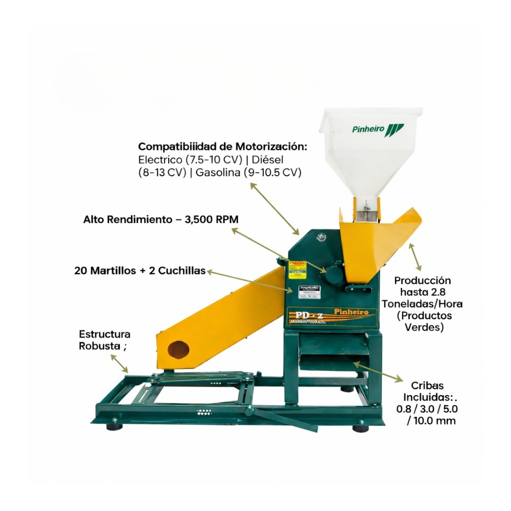 Molino/Picador PD 2 – Pinheiro con Ciclon 2.8t/h