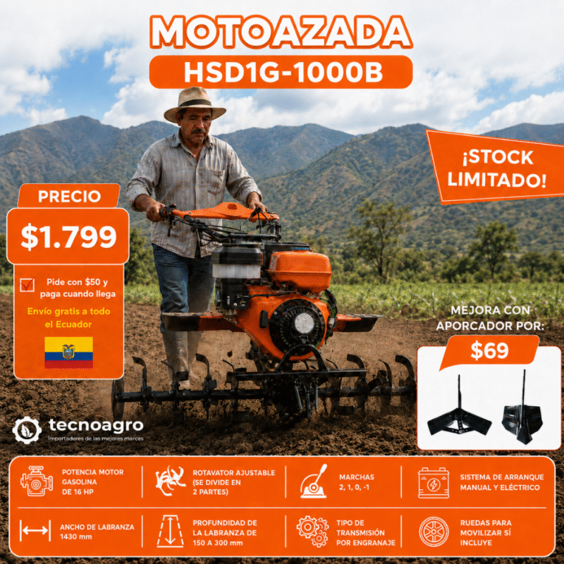 Flyers Motoazadas HSD1G-1000B MOTOAZADA HSD1G-1000B