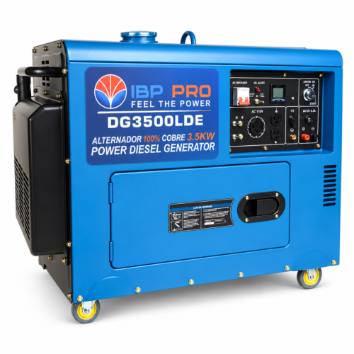 GENERADOR A DIÉSEL SILENCIOSO IBP PRO DG3500LDE - 3500W