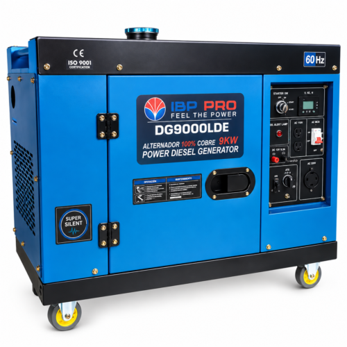 GENERADOR A DIÉSEL SILENCIOSO IBP PRO DG9000LDE - 9000W